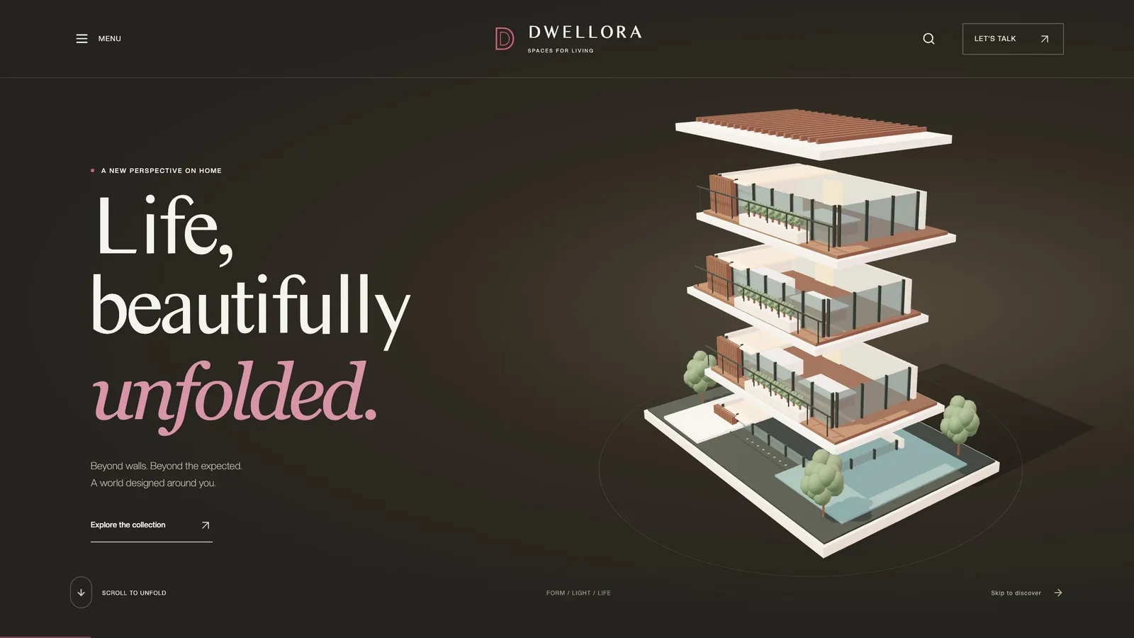 Homepage of DWELLORA