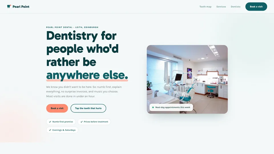 Homepage of PEARL POINT — Healthcare