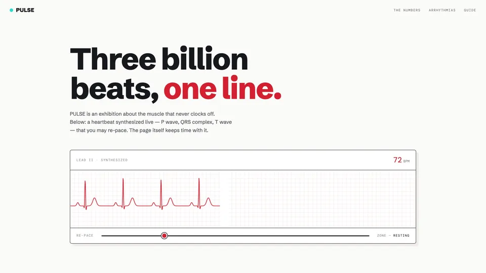 Homepage of PULSE — Experimental
